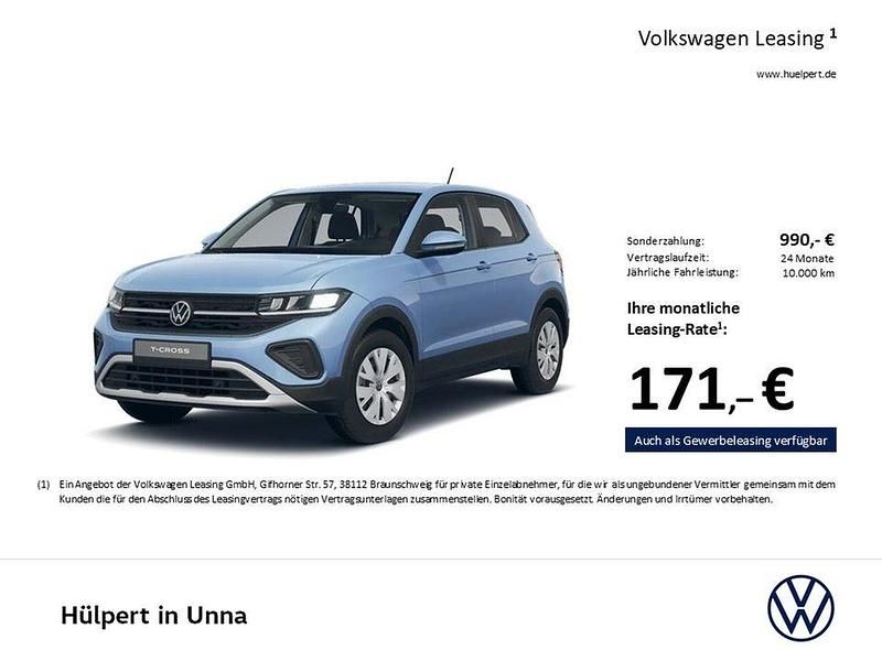 Gebraucht VW T-Cross 95 PS (69 kW) 2025 Clear blue metallic SUV
