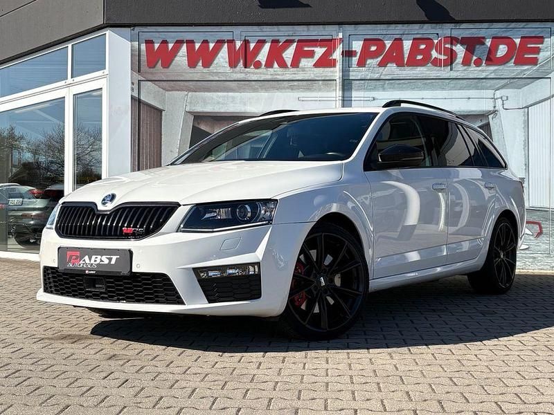 Gebraucht Skoda Octavia RS 184 PS (135 kW) 2014 Weiß Kleinwagen