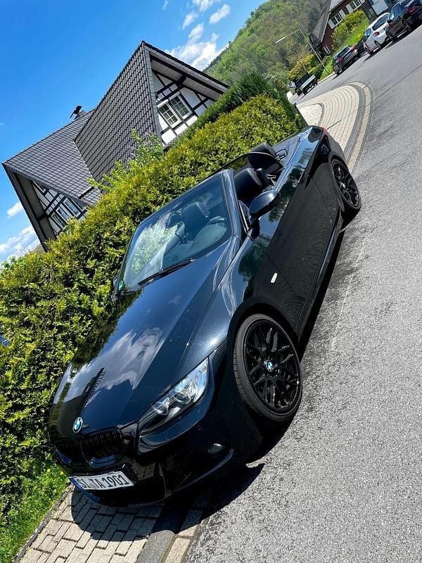Schwarz Gebraucht 2008 BMW 325 Cabriolet Cabrio | 8.999 € (Superpreis) - Bild 1/4