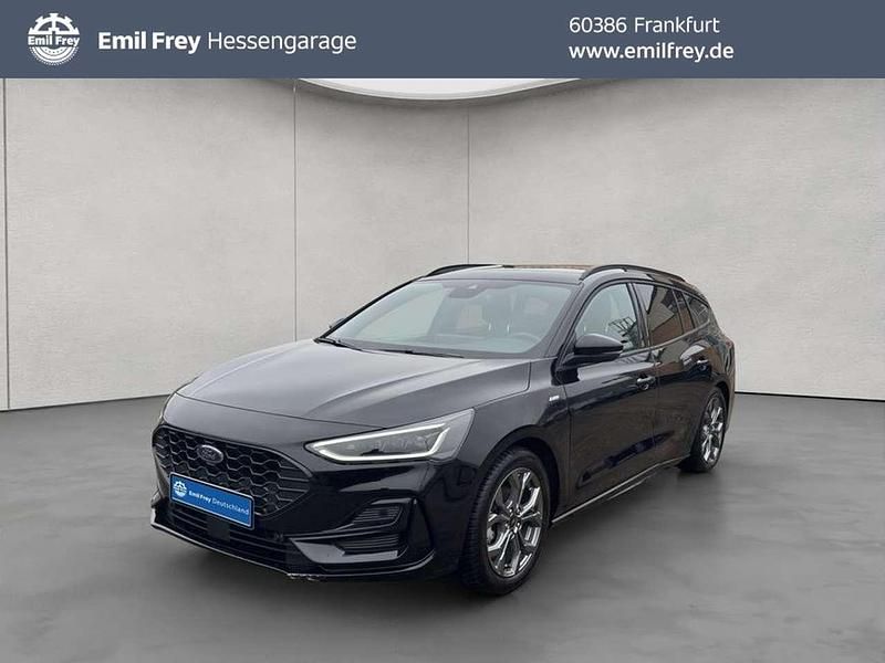 Agate black metallic Gebraucht 2024 Ford Focus ST-Line Kombi | 22.750 € (Superpreis) - Bild 1/4