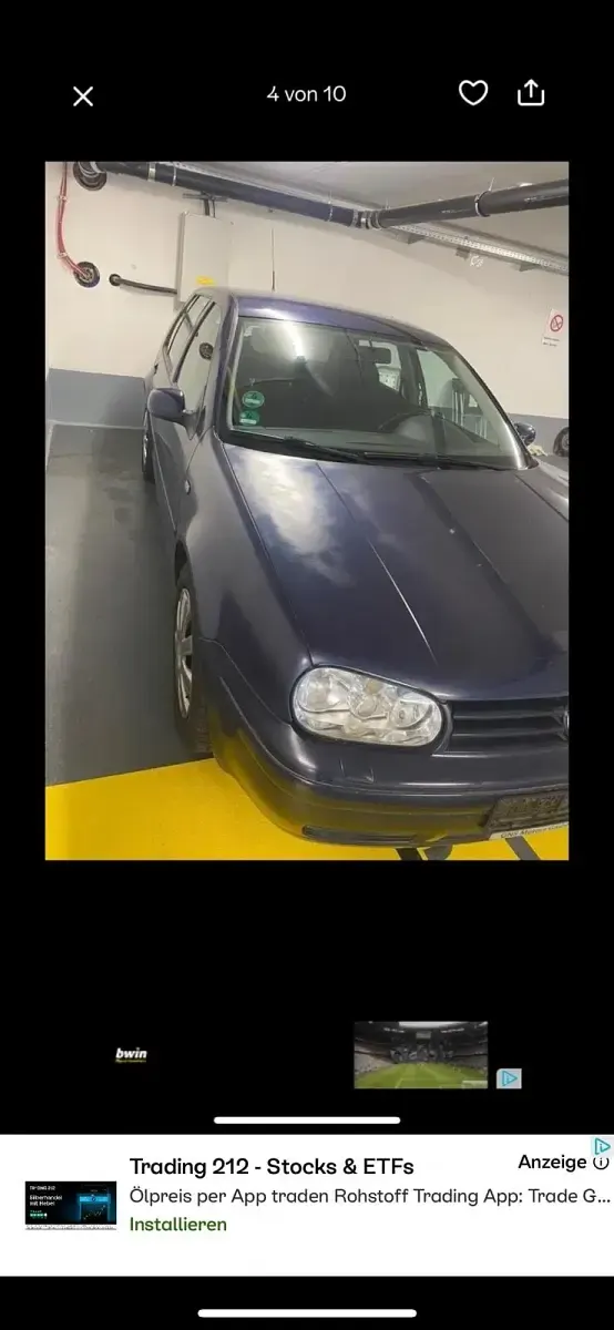 Gebraucht VW Golf III 101 PS (74 kW) 1997 Blau Kleinwagen