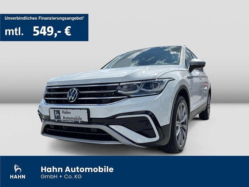 Pure white Gebraucht 2022 VW Tiguan Allspace Elegance SUV | 33.690 € (Fairer Preis) - Bild 1/3