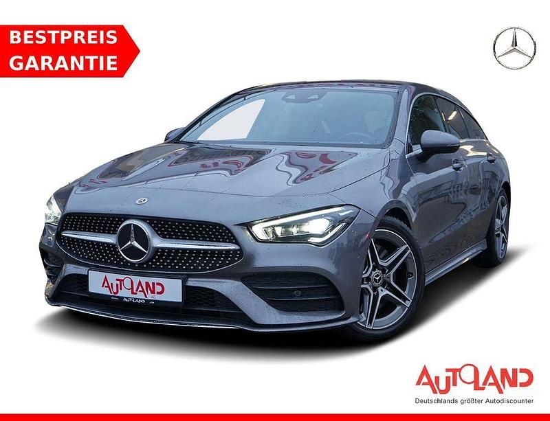 Grau Gebraucht 2021 Mercedes CLA250 AMG line Limousine | 33.950 € (Fairer Preis) - Bild 1/4