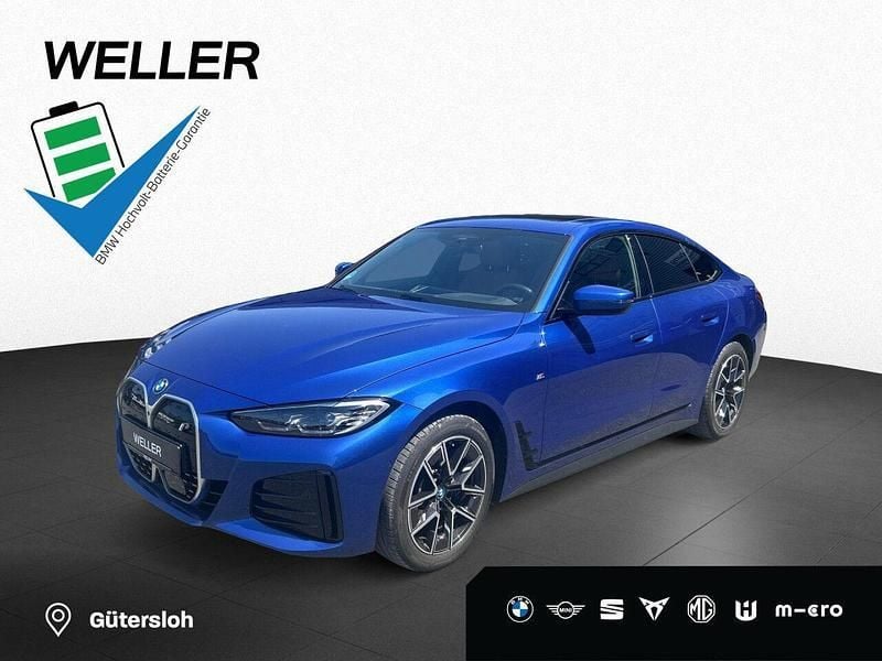 Portimao blau (blau) Gebraucht 2024 BMW i4 M Sport Limousine | 46.450 € (Superpreis) - Bild 1/4