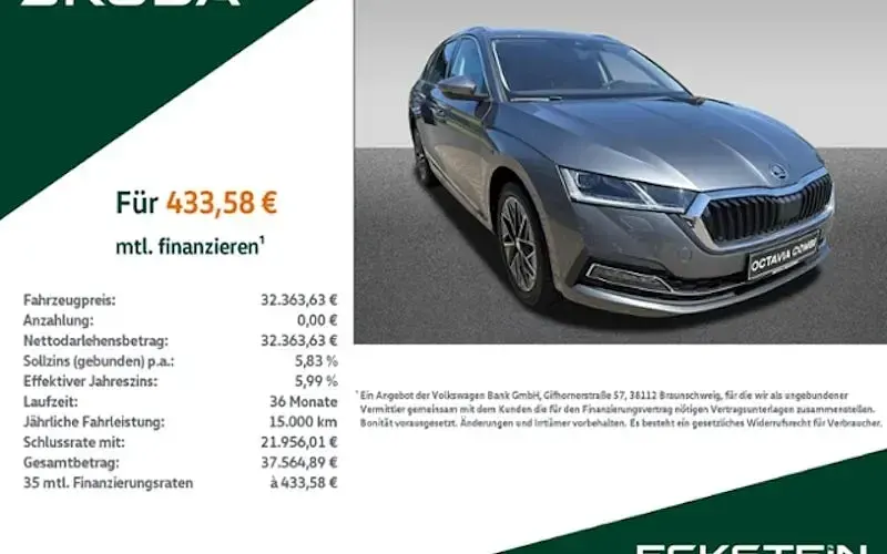 Gebraucht Skoda Octavia Style 150 PS (110 kW) 2024 Kombi