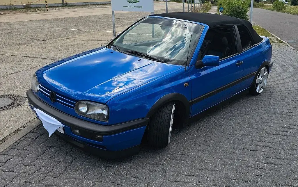 Gebraucht VW Golf Cabriolet Conceptline 90 PS (66 kW) 1995 Blau Cabrio