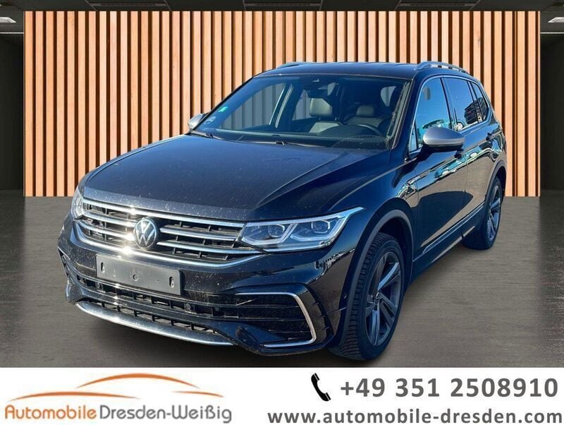 Deep black perleffekt Gebraucht 2024 VW Tiguan Allspace R-line SUV | 39.980 € (Guter Preis) - Bild 1/3