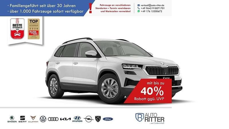 Neu Skoda Karoq Selection 150 PS (110 kW) 2025 Weiß SUV