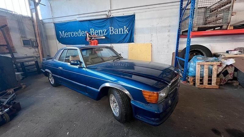 Blau Gebraucht 1977 Mercedes SLC450 Coupé | 9.500 € - Bild 1/4