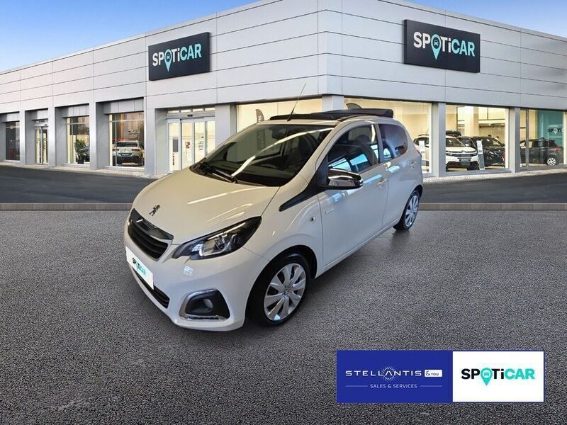 Weiß Gebraucht 2021 Peugeot 108 Style Kleinwagen | 11.490 € (Fairer Preis) - Bild 1/4