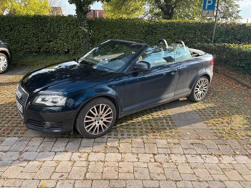 Blau Gebraucht 2008 Audi A3 Cabriolet Comfort Cabrio | 6.299 € (Fairer Preis) - Bild 1/4