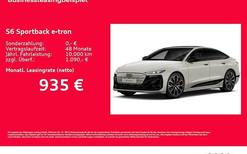 Neu Audi S6 e-tron Ambiente 405 kW (551 PS) 2026 Beige Limousine