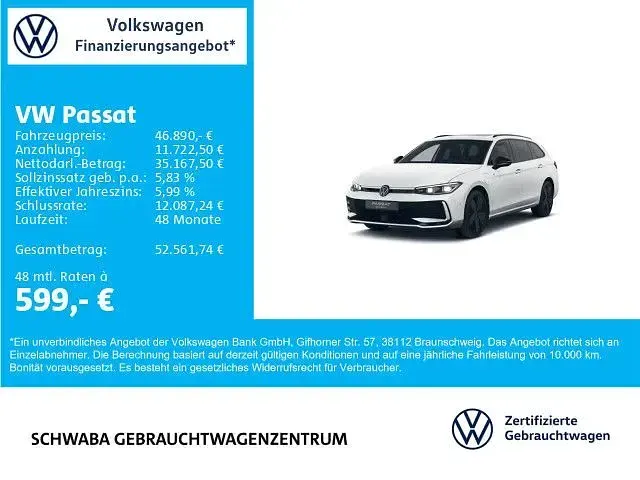Gebraucht VW Passat R-line 272 PS (200 kW) 2025 Oryxweiß perlmutteffekt Kombi