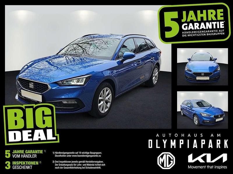 Saphirblau Gebraucht 2025 Seat Leon Style Kombi | 25.975 € (Superpreis) - Bild 1/4