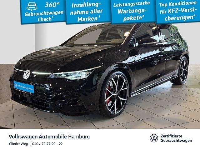 Grenadillschwarz metallic Gebraucht 2024 VW Golf VIII GTI Clubsport Limousine | 42.490 € (Teuer) - Bild 1/3