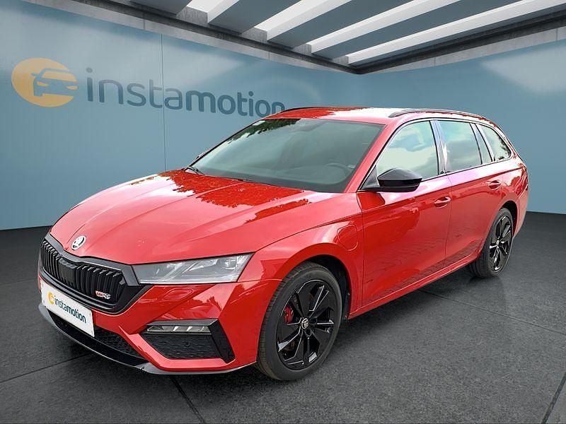 Rot Gebraucht 2021 Skoda Octavia RS Kombi | 24.199 € (Fairer Preis) - Bild 1/4