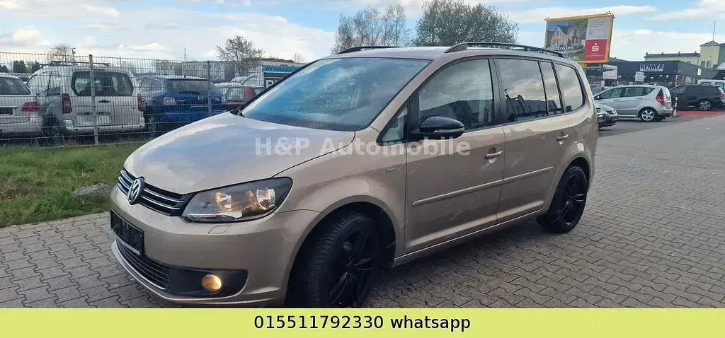 Gebraucht VW Touran Match 105 PS (77 kW) 2012 Beige Van / Kleinbus