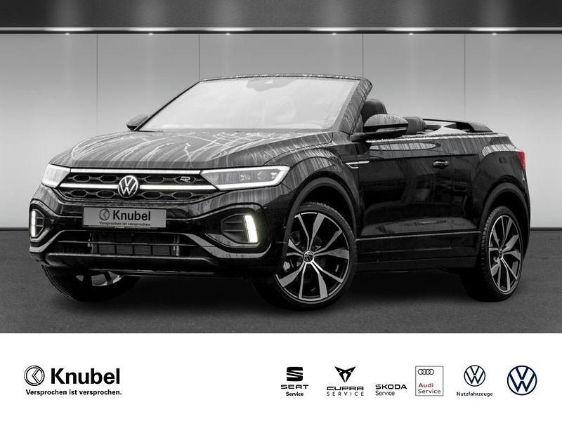 Gebraucht VW T-Roc Cabriolet R-line 150 PS (110 kW) 2025 Deep black perleffekt schwarz Cabrio