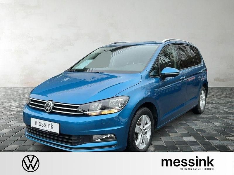Gebraucht VW Touran Allstar 150 PS (110 kW) 2016 Carribian blue metallic Van / Kleinbus