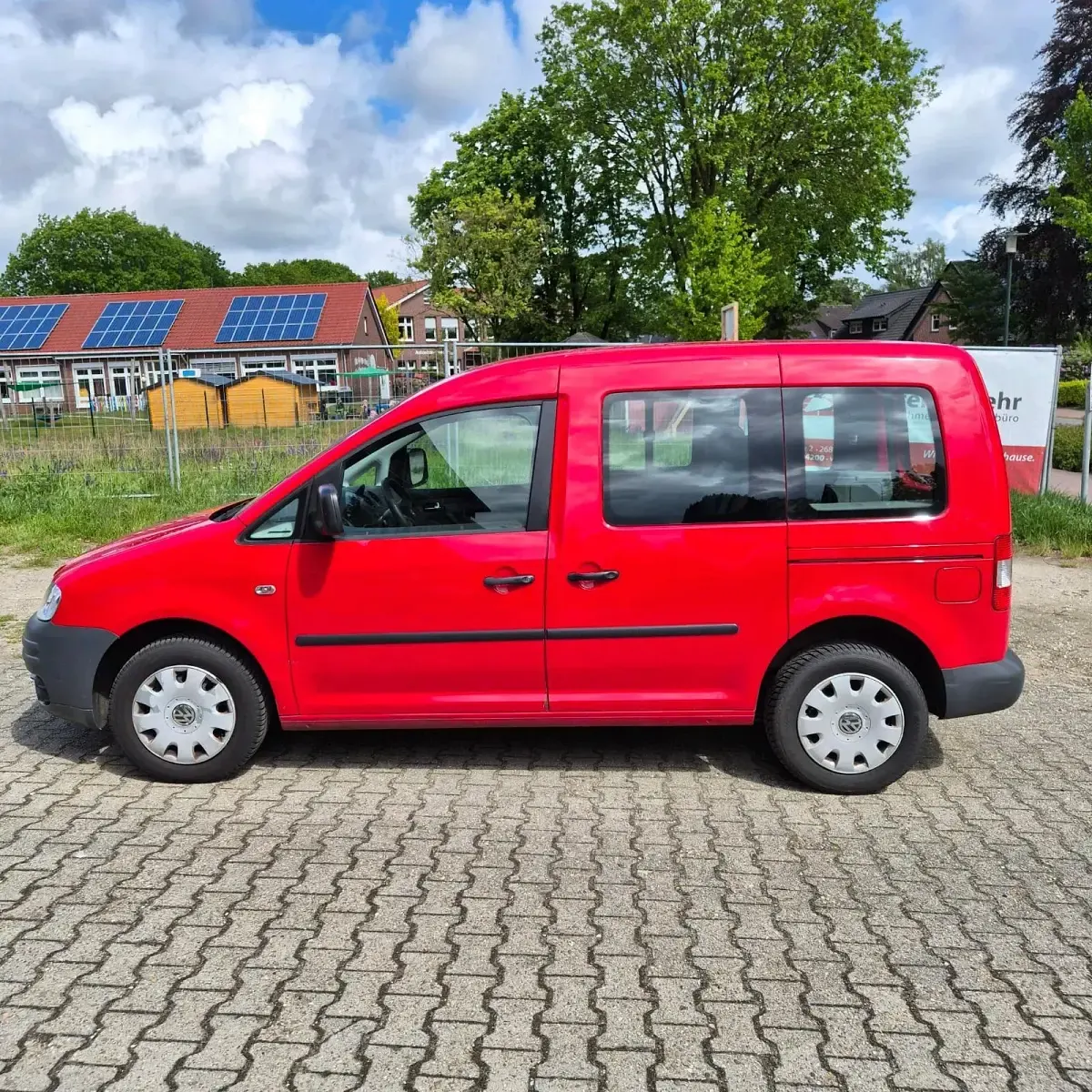 Gebraucht VW Caddy Edition 80 PS (58 kW) 2009 Rot Van / Kleinbus