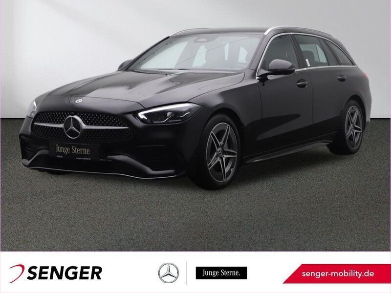 Schwarz Gebraucht 2024 Mercedes C200 AMG Limousine | 41.780 € (Etwas zu teuer) - Bild 1/4