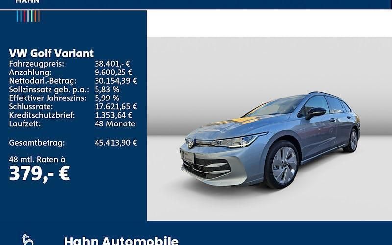 Neu VW Golf VIII Goal 150 PS (110 kW) 2025 Silber Kombi