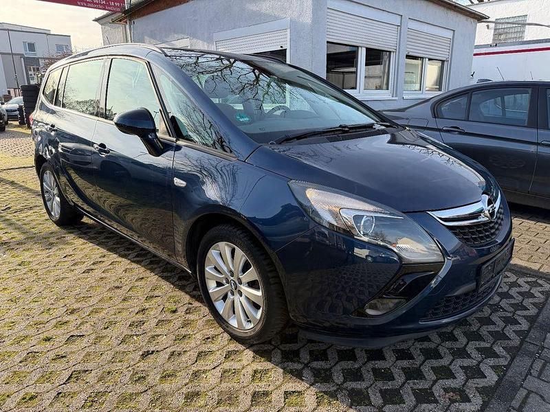 Blau Gebraucht 2012 Opel Zafira Tourer Van / Kleinbus | 5.590 € (Guter Preis) - Bild 1/4