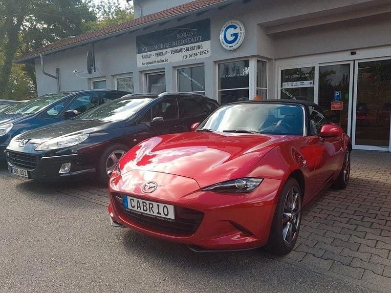 Rot Gebraucht 2016 Mazda MX5 Sports-Line Cabrio | 17.300 € (Fairer Preis) - Bild 1/4