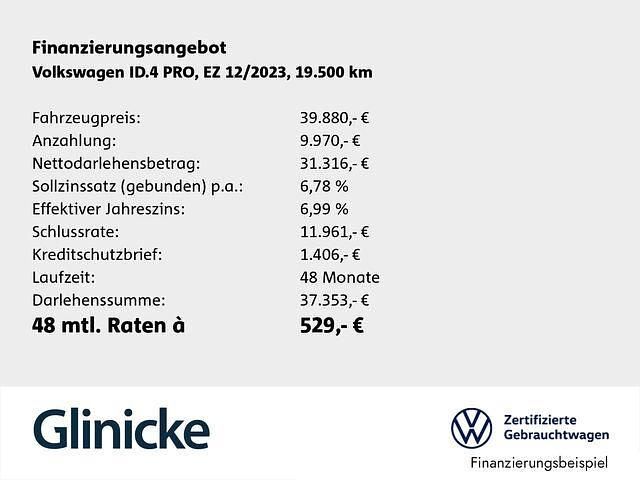 Gebraucht VW ID.4 Pro Performance 150 kW (204 PS) 2023 Schwarz SUV