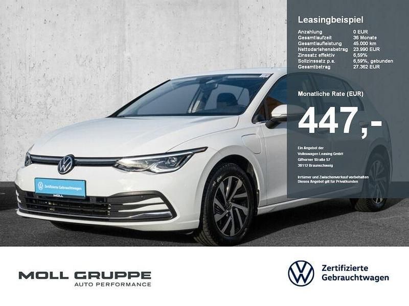 Pure white Gebraucht 2021 VW Golf VIII Style Limousine | 23.990 € (Fairer Preis) - Bild 1/4