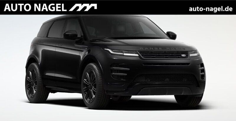 Schwarz Gebraucht 2022 Land Rover Range Rover evoque SE SUV | 68.570 € - Bild 1/4