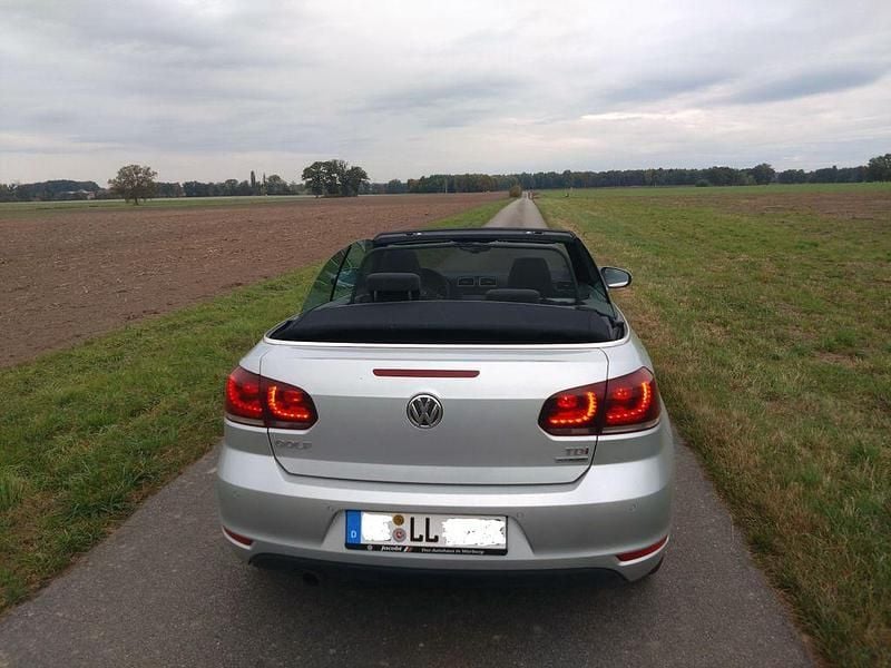 Silber Gebraucht 2014 VW Golf Cabriolet Cabrio | 8.300 € (Guter Preis) - Bild 1/4