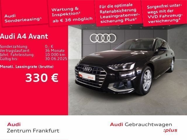 Mythosschwarz metallic Gebraucht 2024 Audi A4 Advanced Plus Kombi | 39.350 € (Teuer) - Bild 1/2
