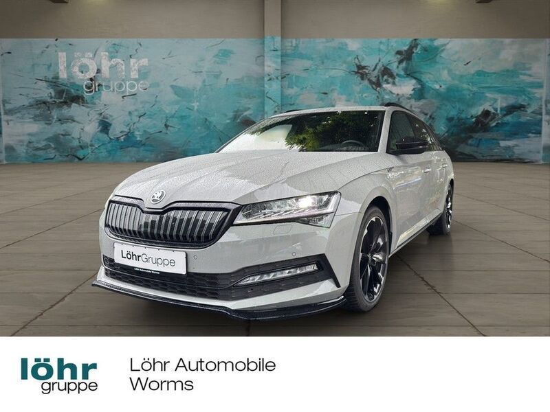 Steelgrau Gebraucht 2020 Skoda Superb SportLine Kombi | 25.580 € (Guter Preis) - Bild 1/4