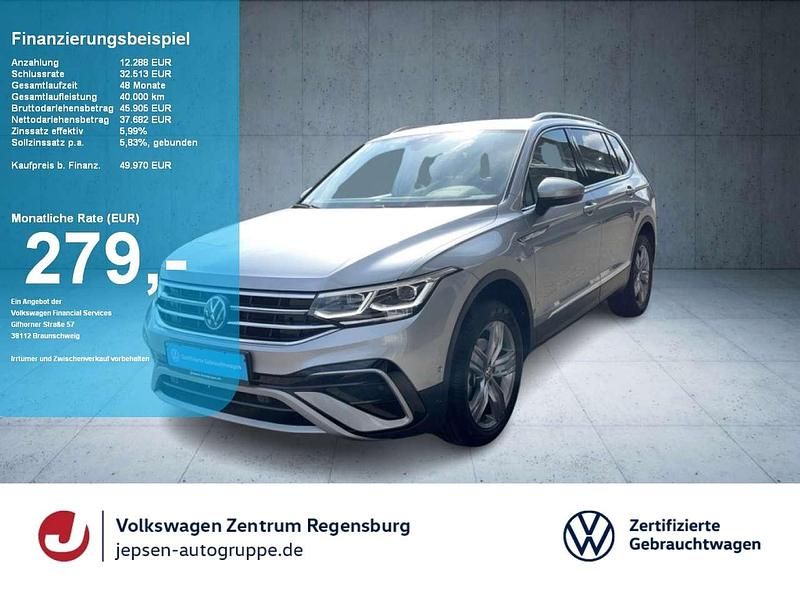 Pyritsilber Gebraucht 2024 VW Tiguan Allspace Elegance SUV | 42.470 € (Guter Preis) - Bild 1/2