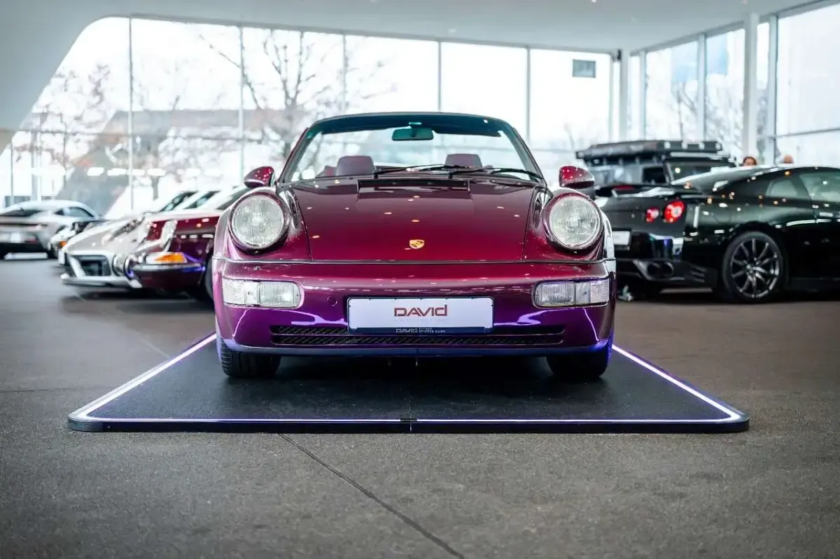 Gebraucht Porsche 911 Carrera Cabriolet 250 PS (183 kW) 1993 Violett Cabrio