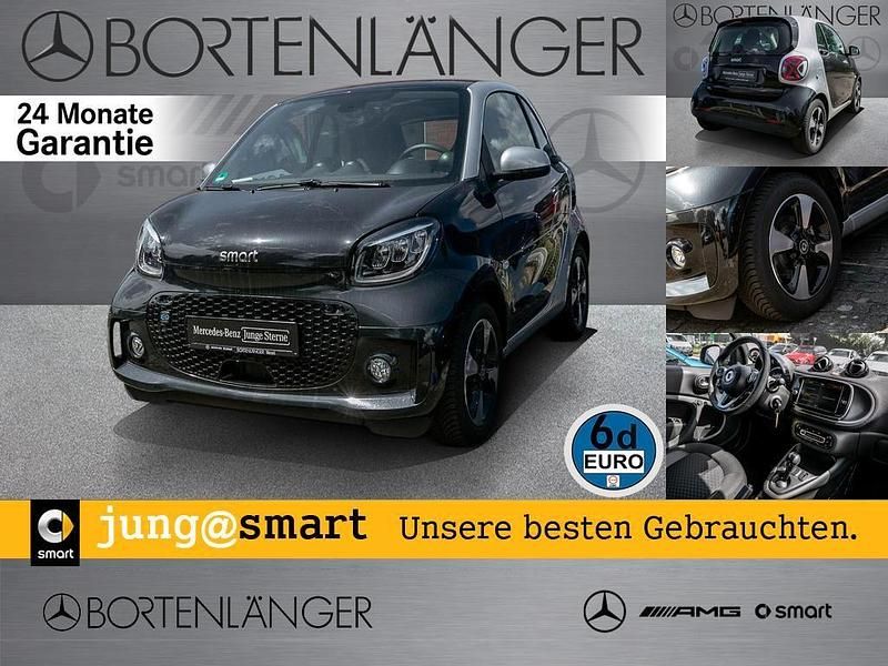 Schwarz Gebraucht 2024 Smart ForTwo Electric Drive Exclusive Kleinwagen | 14.888 € (Guter Preis) - Bild 1/4