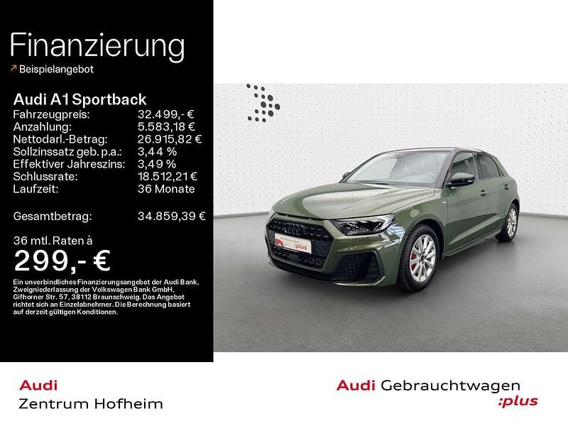 Gebraucht Audi A1 S-Line 207 PS (152 kW) 2025 Distriktgrün metallic Limousine