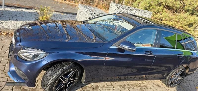 Gebraucht Mercedes C220 AMG 170 PS (125 kW) 2015 Blau Kombi