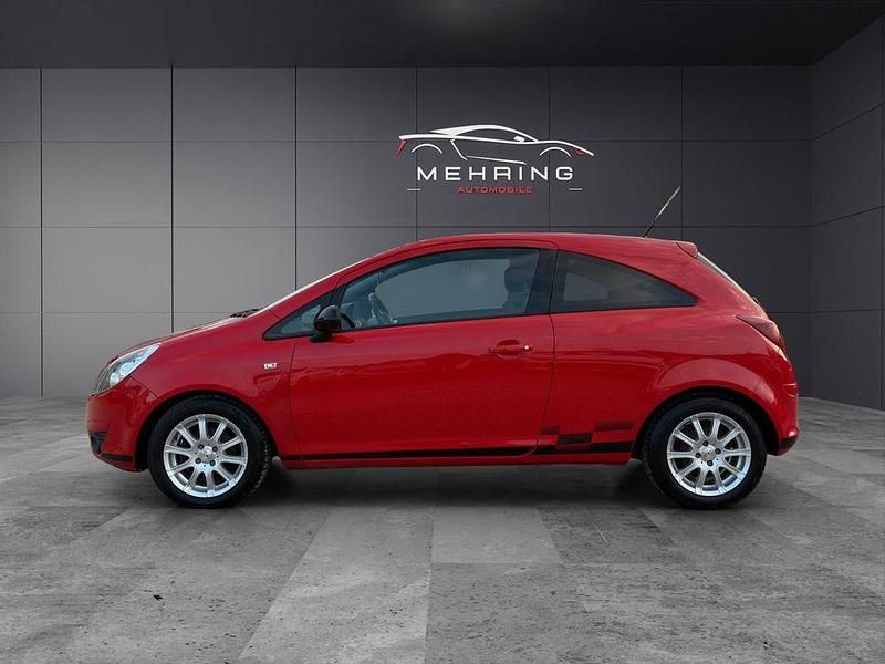 Gebraucht Opel Corsa 101 PS (74 kW) 2010 Rot Kleinwagen