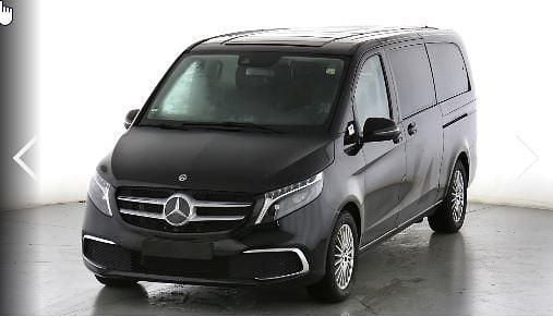 Obsidianschwarz metallic Gebraucht 2023 Mercedes V300 Avantgarde Edition Van / Kleinbus | 59.990 € (Guter Preis) - Bild 1/4