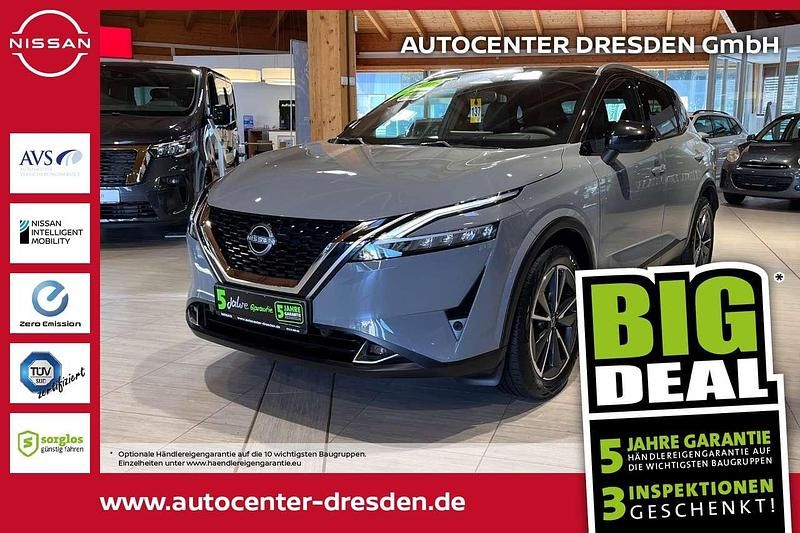 Ceramic grey p/black m Gebraucht 2022 Nissan Qashqai Tekna SUV | 24.890 € (Fairer Preis) - Bild 1/4