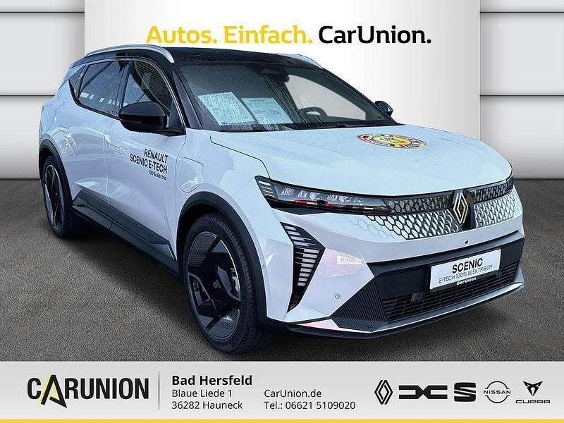 Gebraucht Renault Scenic E-Tech Iconic 160 kW (218 PS) 2024 Perlmuttweiß dach black pearlschwarz metall SUV