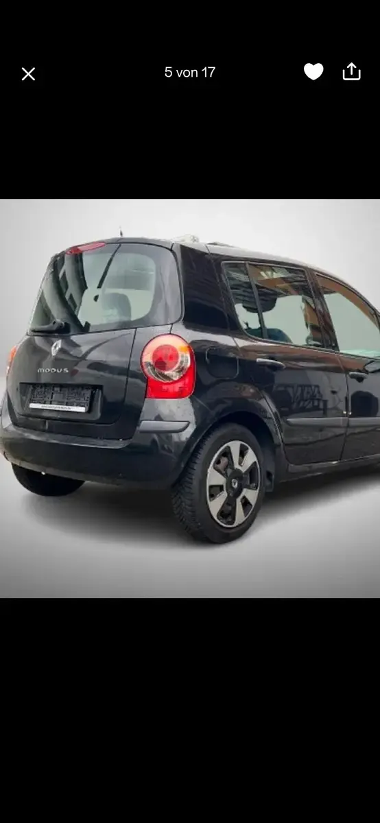 Occasion Renault Modus 75 ch (55 kW) 2005 Noir Monospace