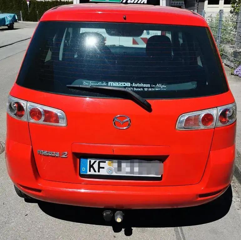 Usata Mazda 2 80 CV (58 kW) 2007 Rosso Utilitaria