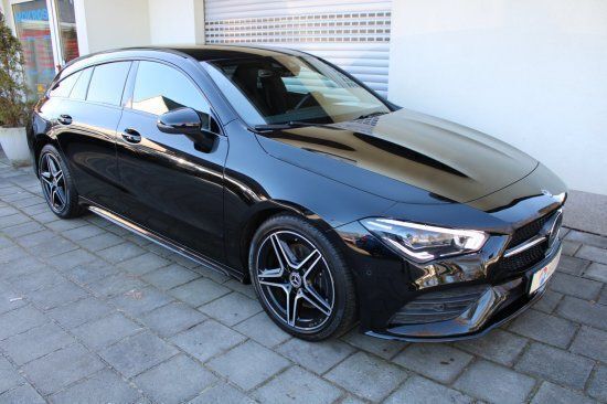 Nachtschwarz Gebraucht 2020 Mercedes CLA220 Shooting Brake AMG line Kombi | 28.450 € (Fairer Preis) - Bild 1/4