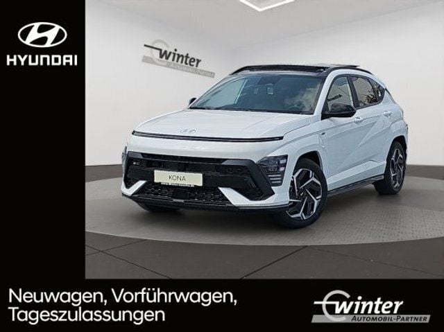 Weiß Gebraucht 2024 Hyundai Kona N Line SUV | 31.979 € (Fairer Preis) - Bild 1/4
