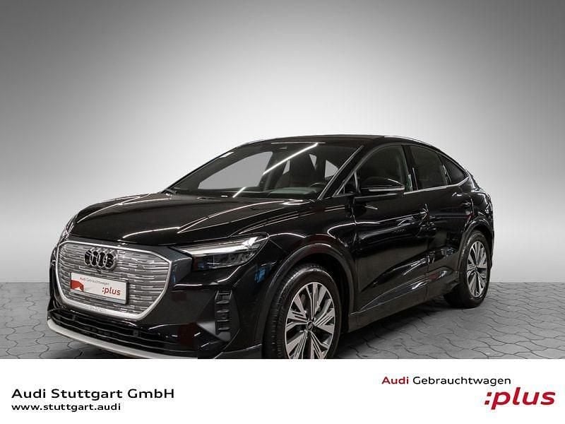 Mythosschwarz metallic Gebraucht 2022 Audi Q4 Sportback e-tron Ambiente SUV | 32.850 € (Superpreis) - Bild 1/4