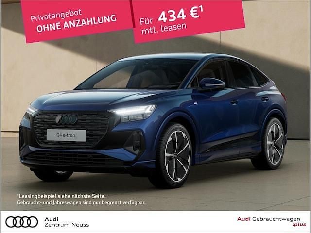 Navarrablau metallic Gebraucht 2024 Audi Q4 Sportback e-tron Ambiente SUV | 50.990 € (Etwas zu teuer) - Bild 1/3
