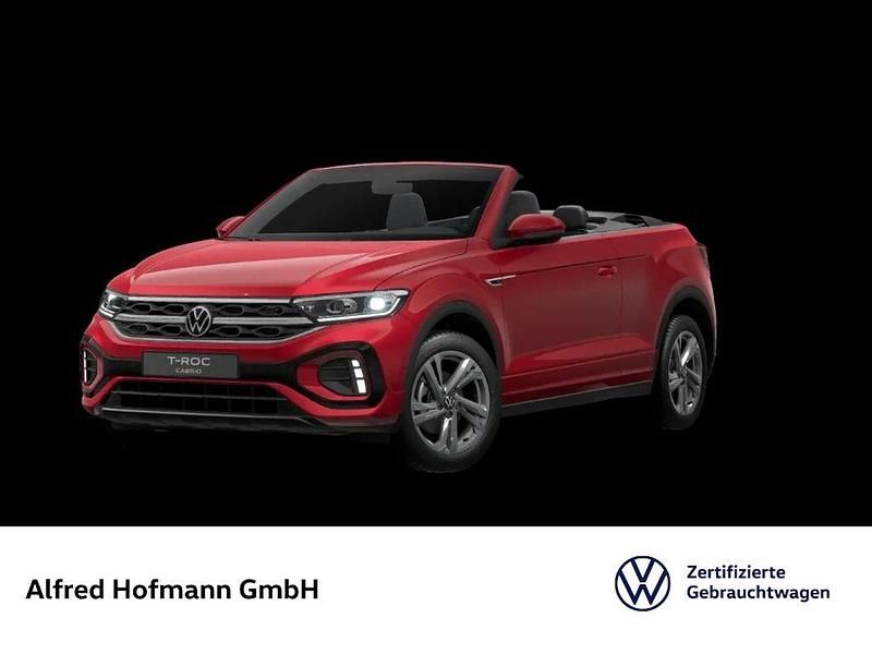 Kings red metallic Gebraucht 2025 VW T-Roc Cabriolet Cabrio | 39.989 € (Teuer) - Bild 1/4